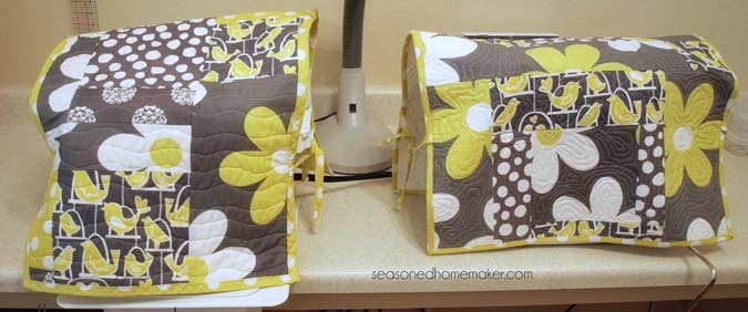 Covering your serger or sewing machine is essential. This simple tutorial will show you how to make a simple serger cover in very little time.