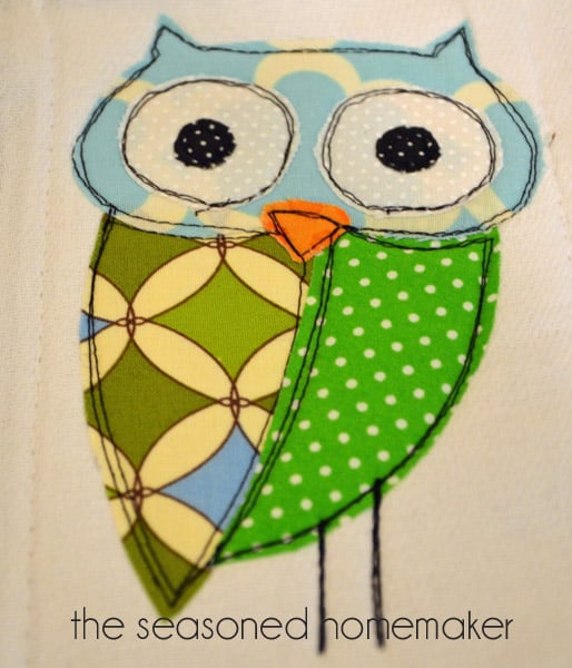 Owl Applique for Baby