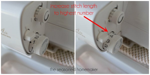 Did you know that you can easily gather fabric with your serger? No rethreading, no complicated change ups. Just two easy steps and your fabric is gathered!