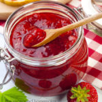 Do you love Homemade Organic Strawberry Jam? This is the easiest way to make fresh, organic Strawberry Jam. This recipe is for a single batch of Strawberry Jam that can be made in 15 minutes. It only uses 3-ingredients and is pectin-free. Best of all, this recipe works for other fruits, as well.
