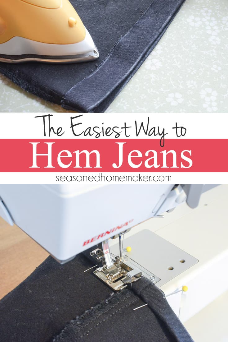 How to Hem Jeans pin