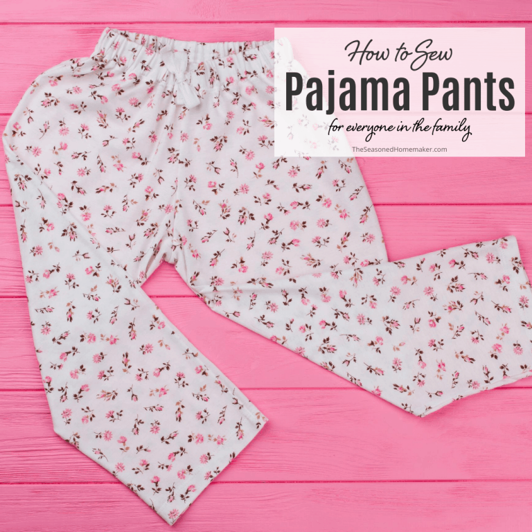 How to Sew Pajama Pants
