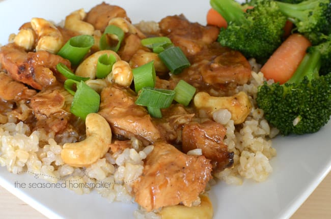 Cashew Chicken with Perfect Brown Rice