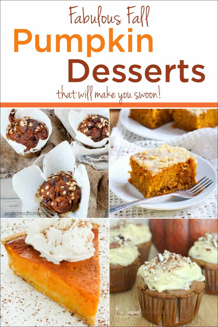 Fabulous Fall Pumpkin Desserts That Will Make You Swoon pin