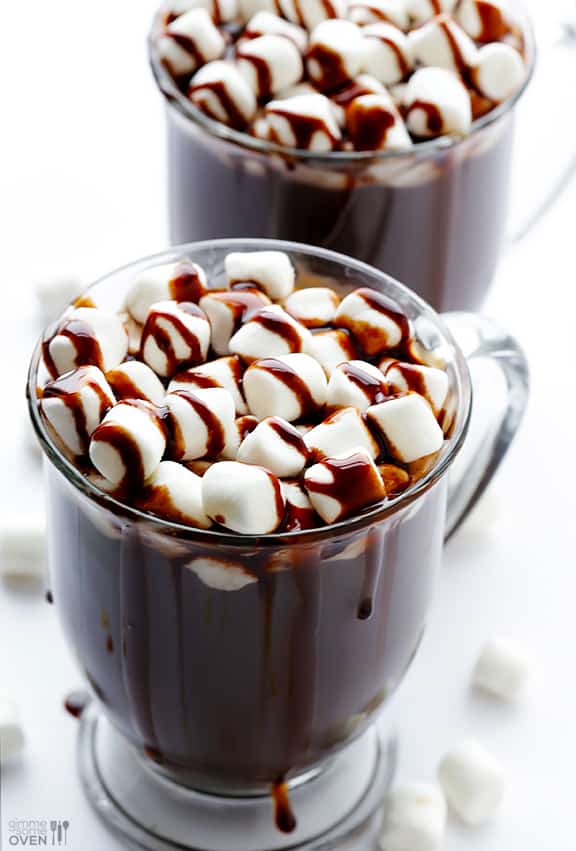The Best Hot Chocolate Recipes | A carefully chosen collection of yummy hot chocolate recipes the whole family will surely love. Perfect for cold Winter days, but also great for Christmas!