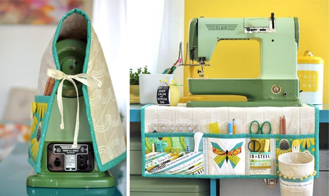Covering your serger or sewing machine is essential. This collection of tutorials will show you how to make simple sewing machine covers in very little time. Want to know everyone's favorite - it's sewing machine cover #2!