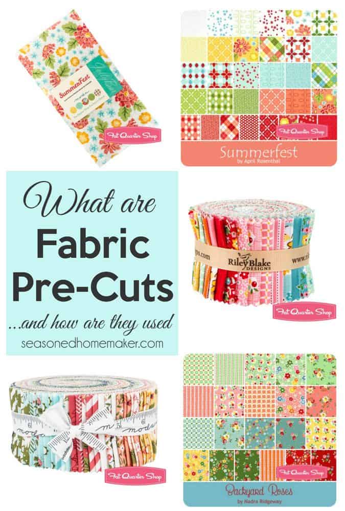 Fabric pre-cuts make sewing quilts and other crafts a snap. I am taking the mystery out of pre-cut fabric sets and giving you tons of ways to use them.