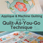 The quilt as you go technique (QAYG) simplifies quilting for beginners because it is an easy way to join quilted pieces by machine. Instead of handling bulky quilts, you will learn to quilt your project as you piece it. Quilt-as-you-go is ideal for machine appliquéd projects and this tutorial will walk you through this easy quilting method. Try it out on a simple mug rug project and you’ll be hooked.