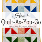 The quilt as you go technique (QAYG) simplifies quilting for beginners because it is an easy way to join quilted pieces by machine. Instead of handling bulky quilts, you will learn to quilt your project as you piece it. Quilt-as-you-go is ideal for machine appliquéd projects and this tutorial walks you through this easy quilting method. Try it out on a simple mug rug project and you’ll be hooked.
