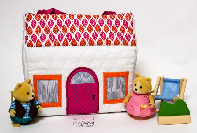 Create a village of soft plushie tiny houses. Sew up a soft little houses that can double as storage for small toys.