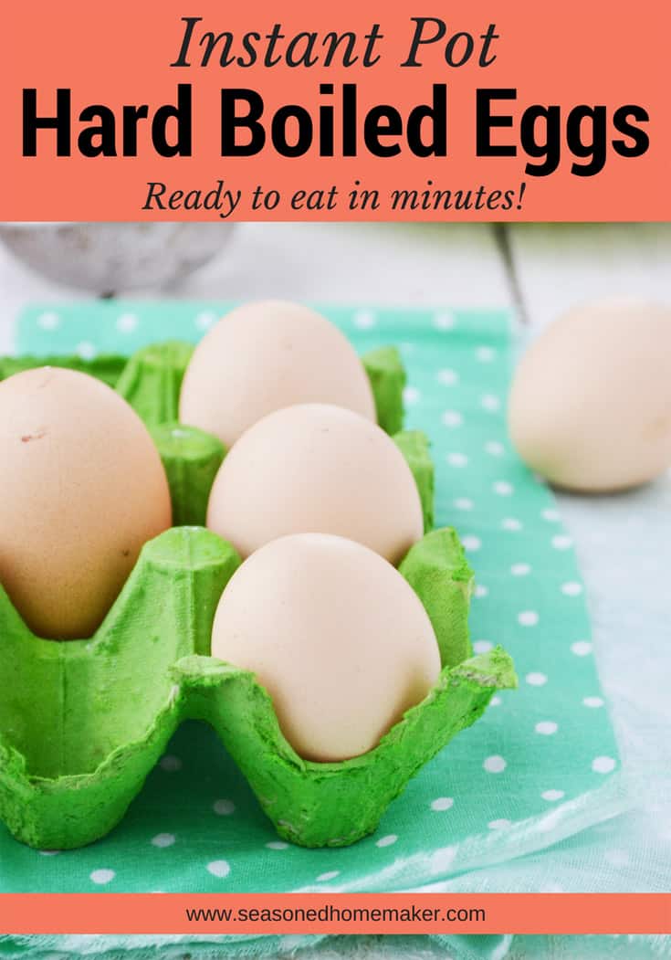 Instant Pot Hard Boiled Eggs are easy to make and cook perfectly every time; and they make the perfect snack or appetizer.