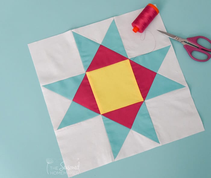 How To Make A Perfect Ohio Star Quilt Block using a Quarter Square Triangle