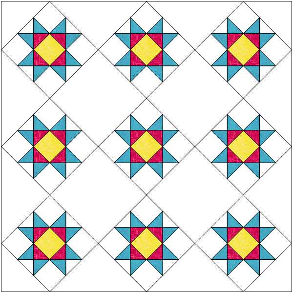 Learn How To Make A Perfect Ohio Star Quilt Block using a Quarter Square Triangle. 