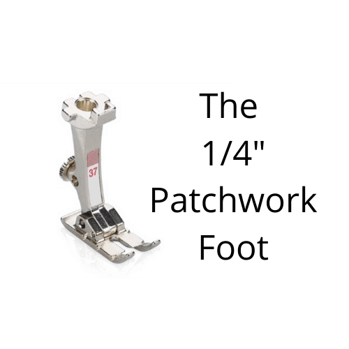 Sewing Machine Feet: The 1/4″ Patchwork Foot