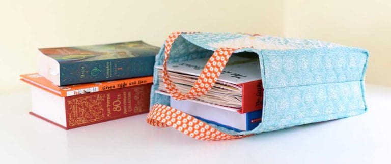 Make a Cute Library Tote From Placemats