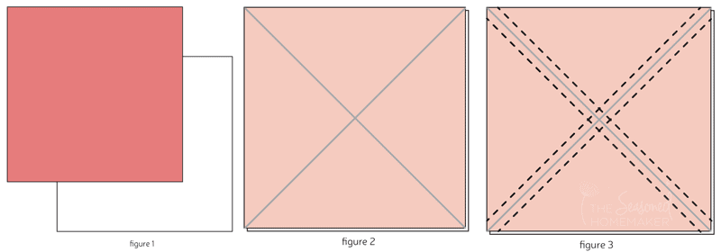  Make Half Square Triangles using the Magic 8 Method