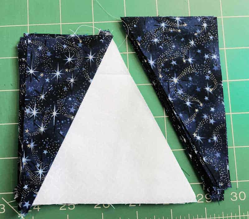 How to Make a Triangle in a Square Block
