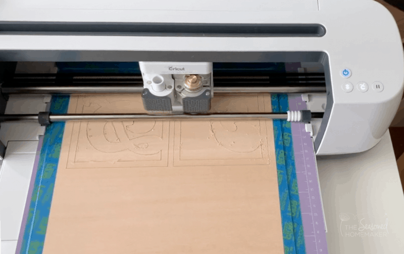 Cutting Basswood with the Cricut Knife Blade - The Seasoned Homemaker®