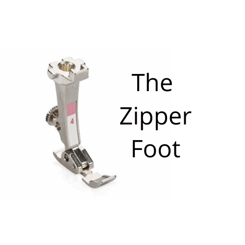 Sewing Machine Feet: The Zipper Foot