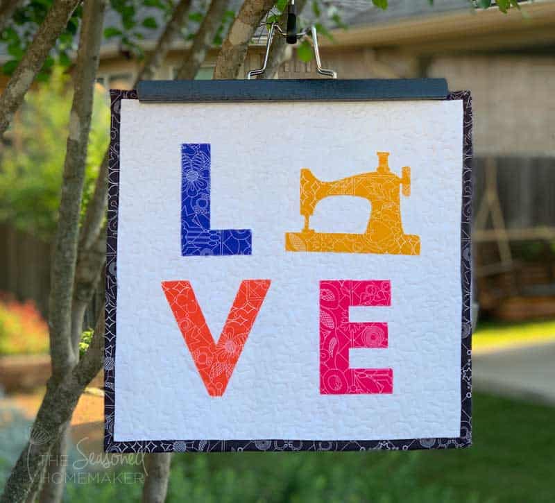 How to Make a LOVE Mini Quilt