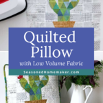 Quilted Cactus Pillow Tutorial