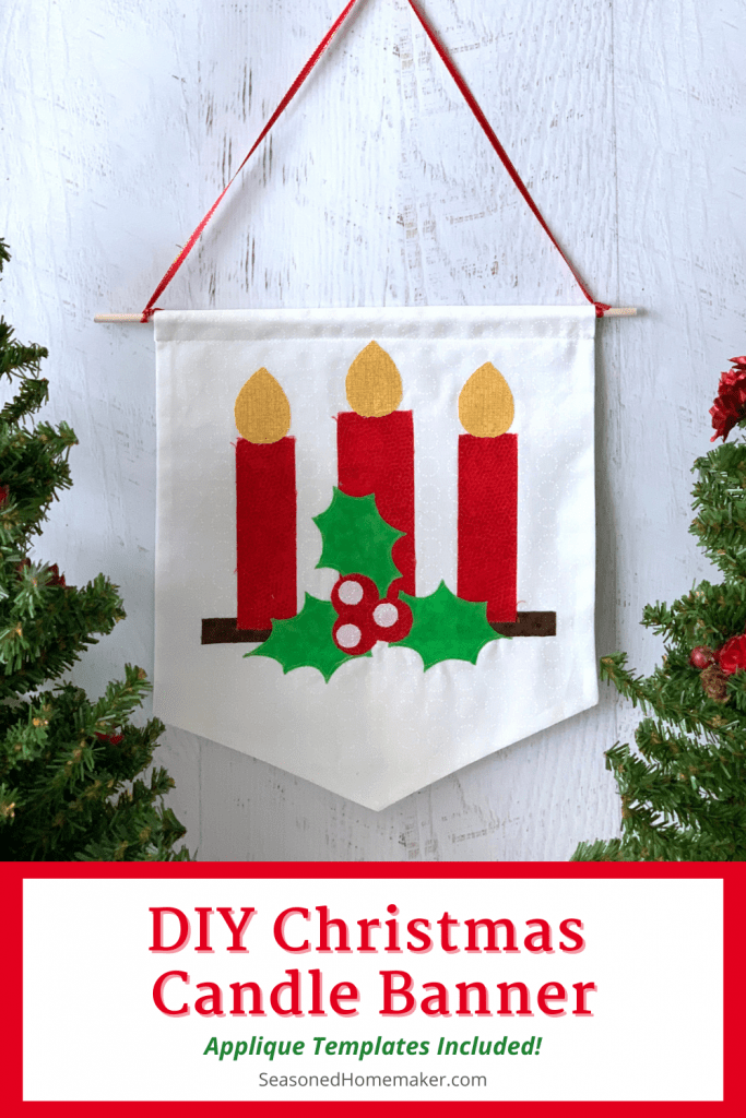 DIY Christmas Banner Tutorial Pin
