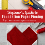 Beginner Foundation Paper Piecing Pin