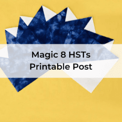 Magic 8 Half Square Triangles Printable Post Cover