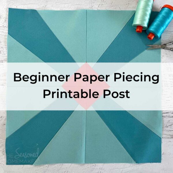 Beginner Foundation Paper Piecing Block Cover