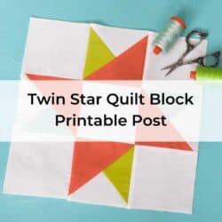 Twin Star Printable Post