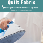 Ultimate Guide to Starching Quilt Fabric Pin