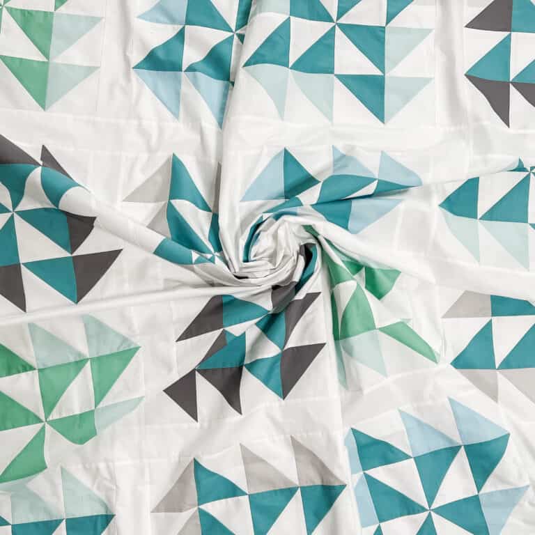 The Tumbling Sea Glass Quilt