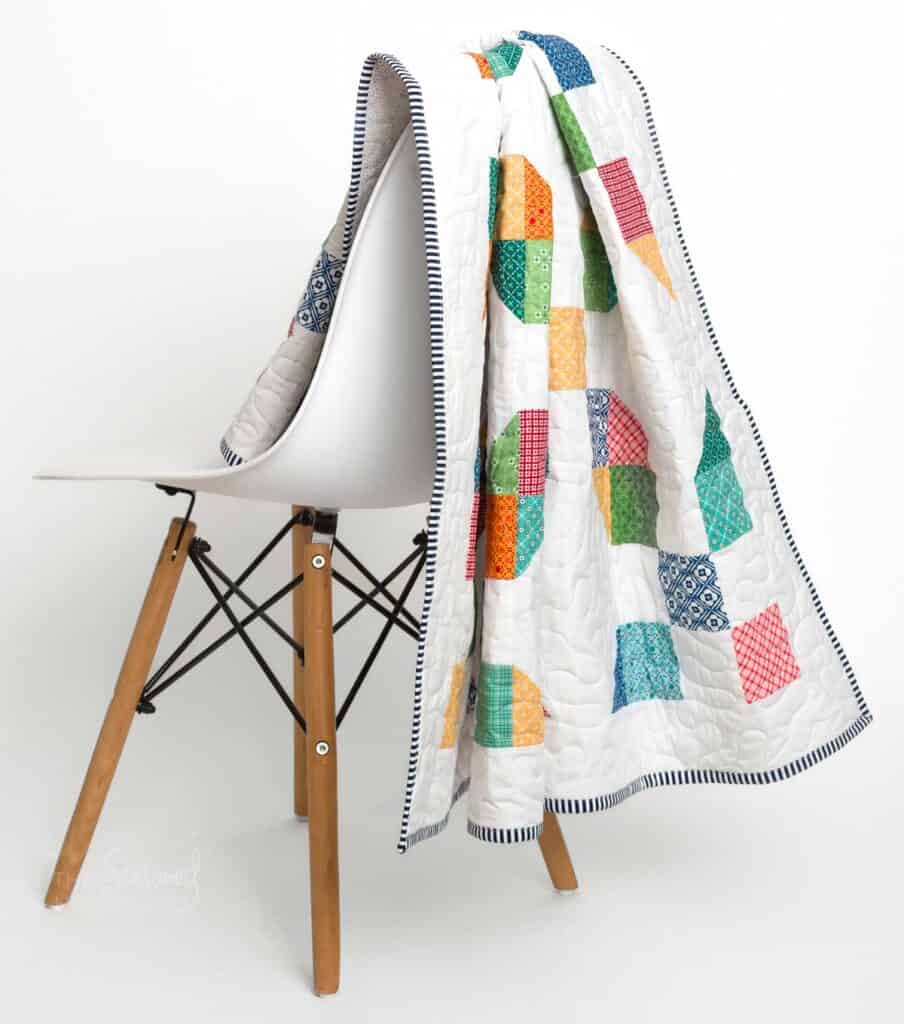 Hearth & Home Quilt on a chair
