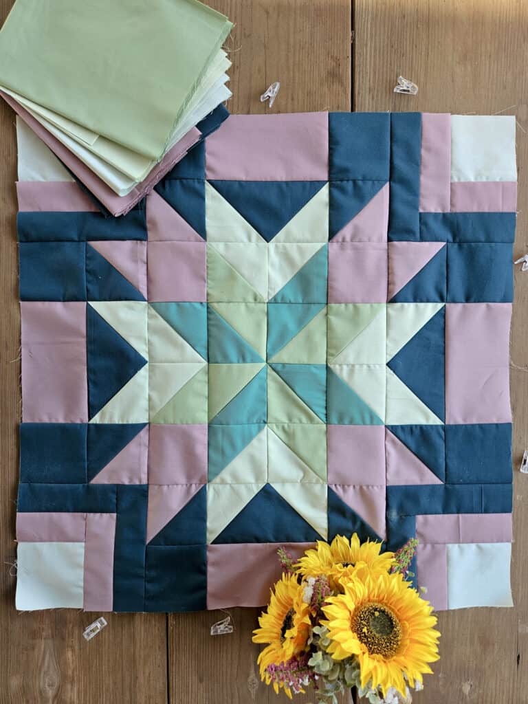 voltooide Direction Quilt Block