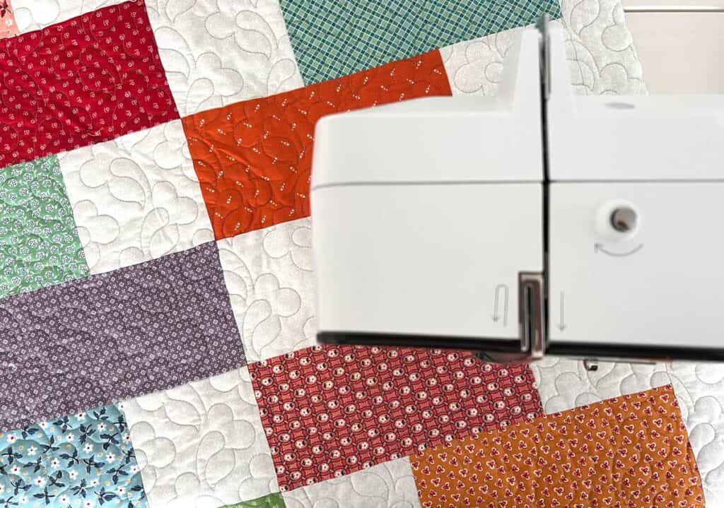 sewing the Five & Dime Quilt Pattern